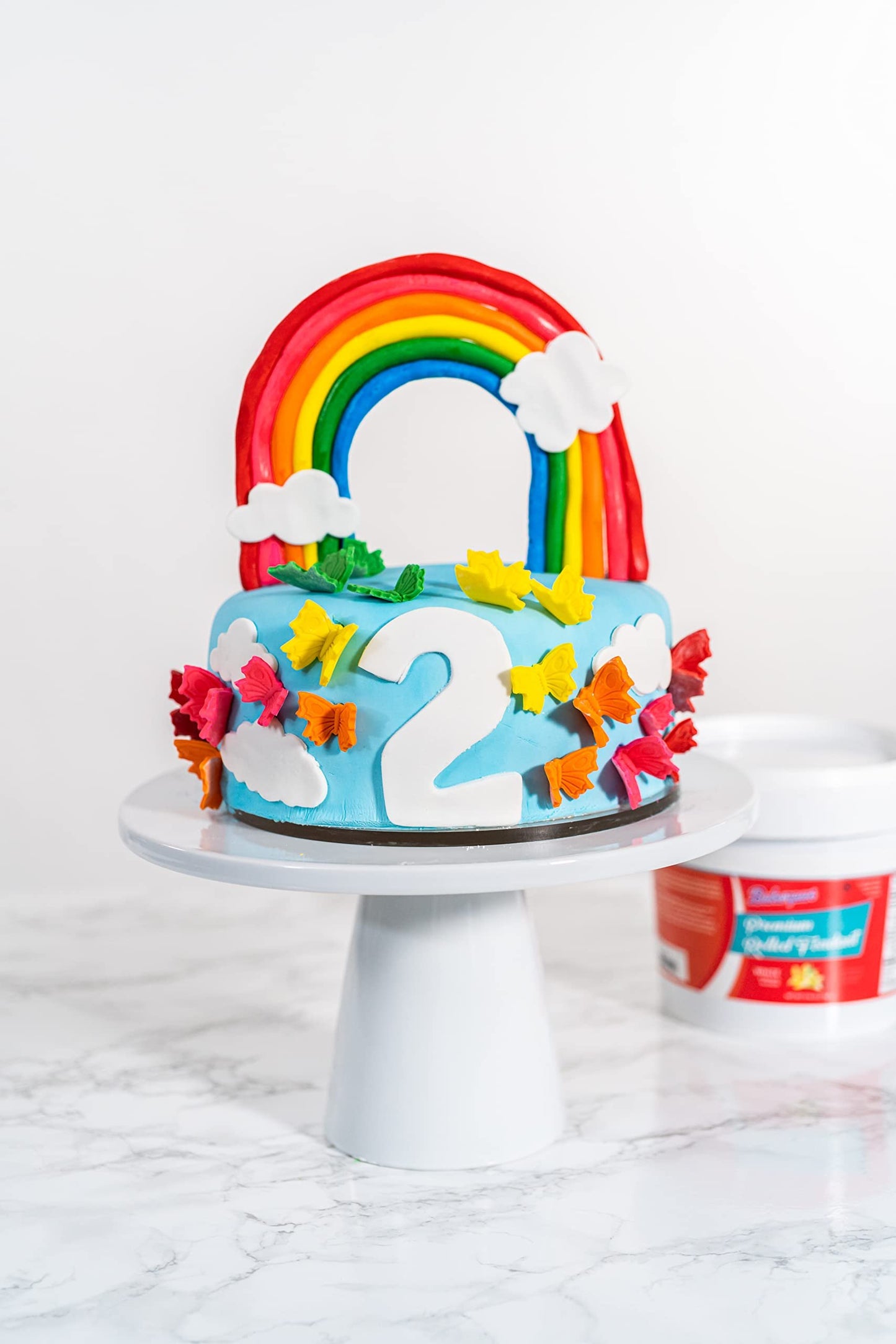 Bakerpan Premium Rolled Fondant for Cake Decorating, Vanilla Flavor