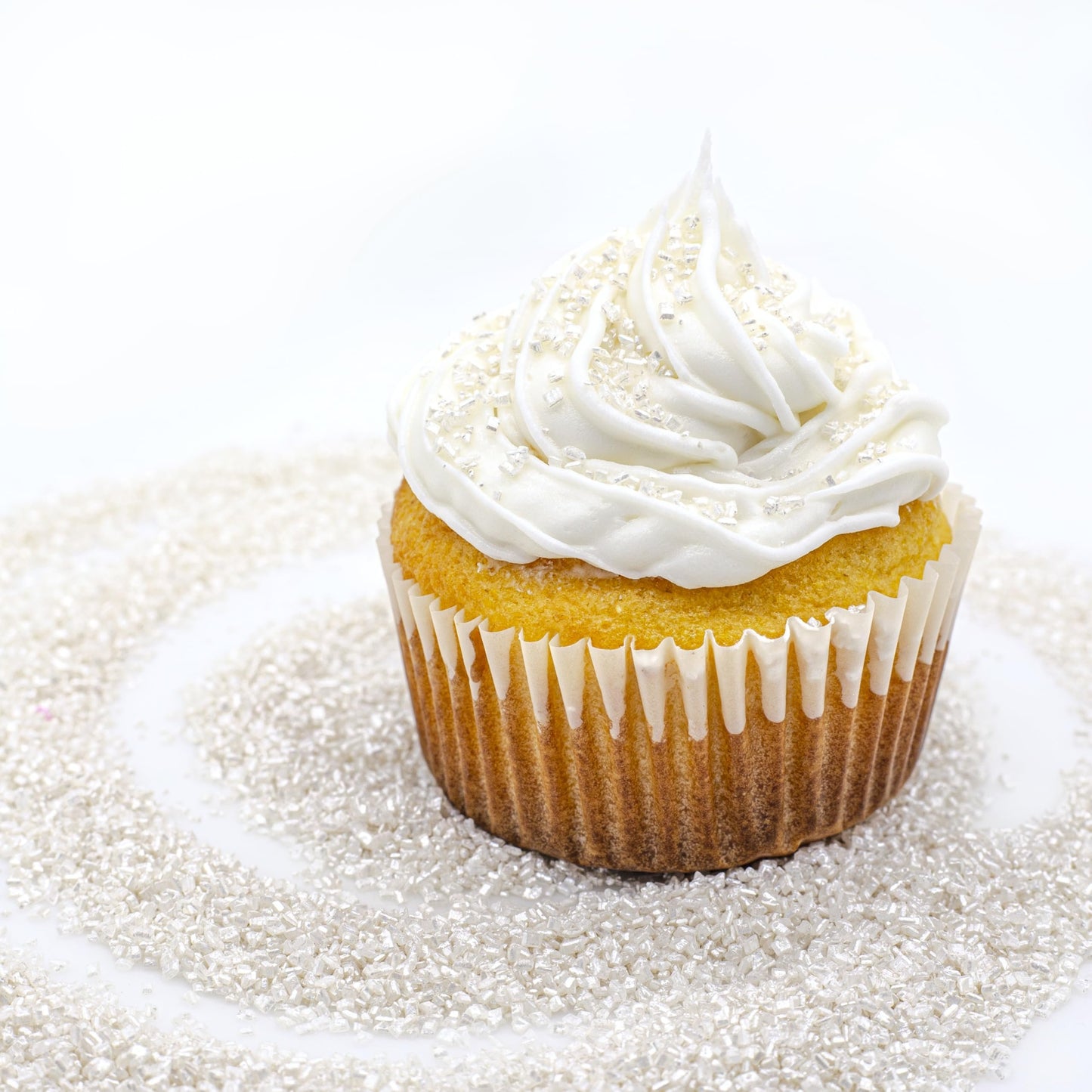 Bakerpan Pearlized Sugar Sprinkles - 5 Ounce Sparkling Sugar for Baking - Decorating Sugar Crystals for Cookies, Cake Pops, Ice Cream (Made in USA)