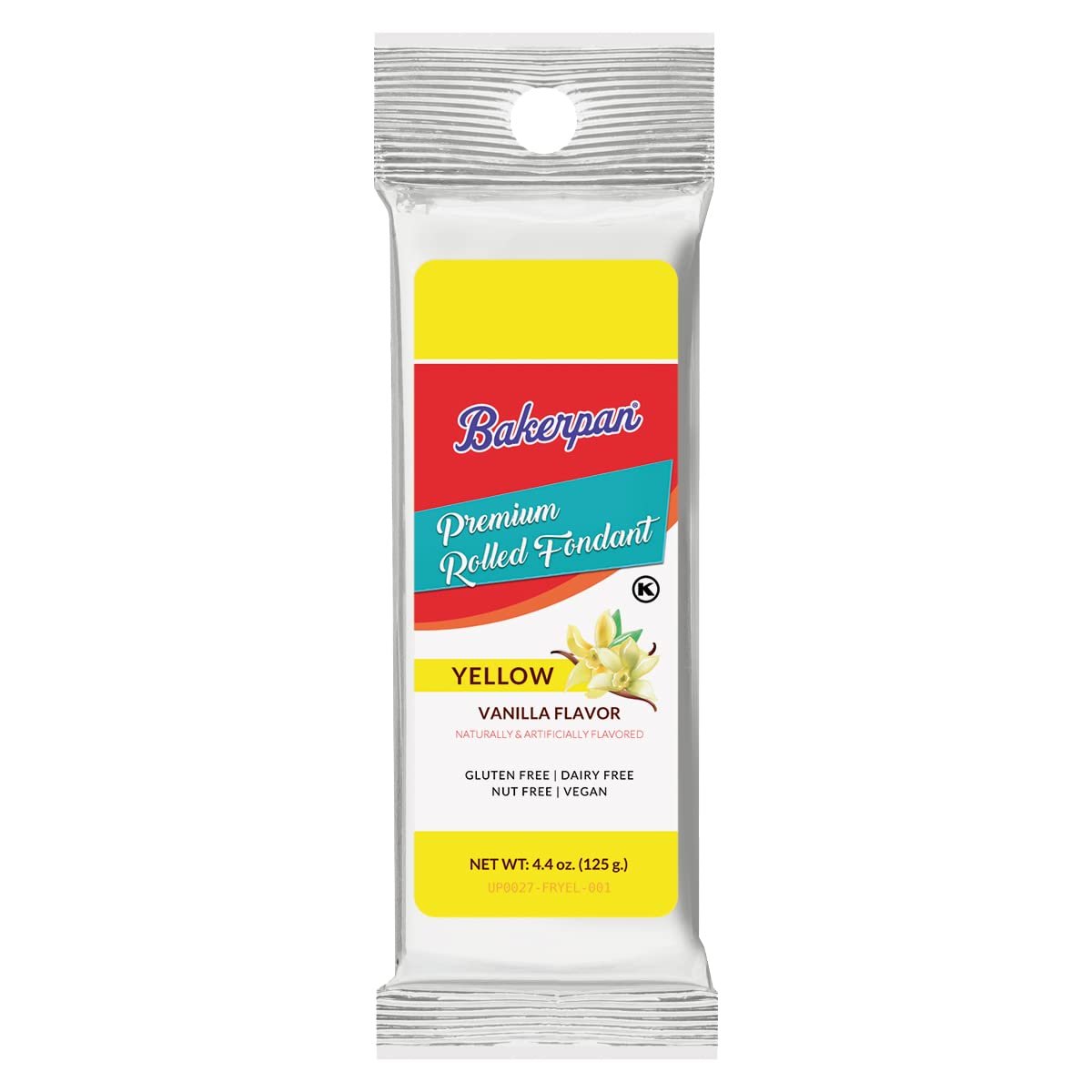 Bakerpan Premium Rolled Fondant for Cake Decorating, Vanilla Flavor