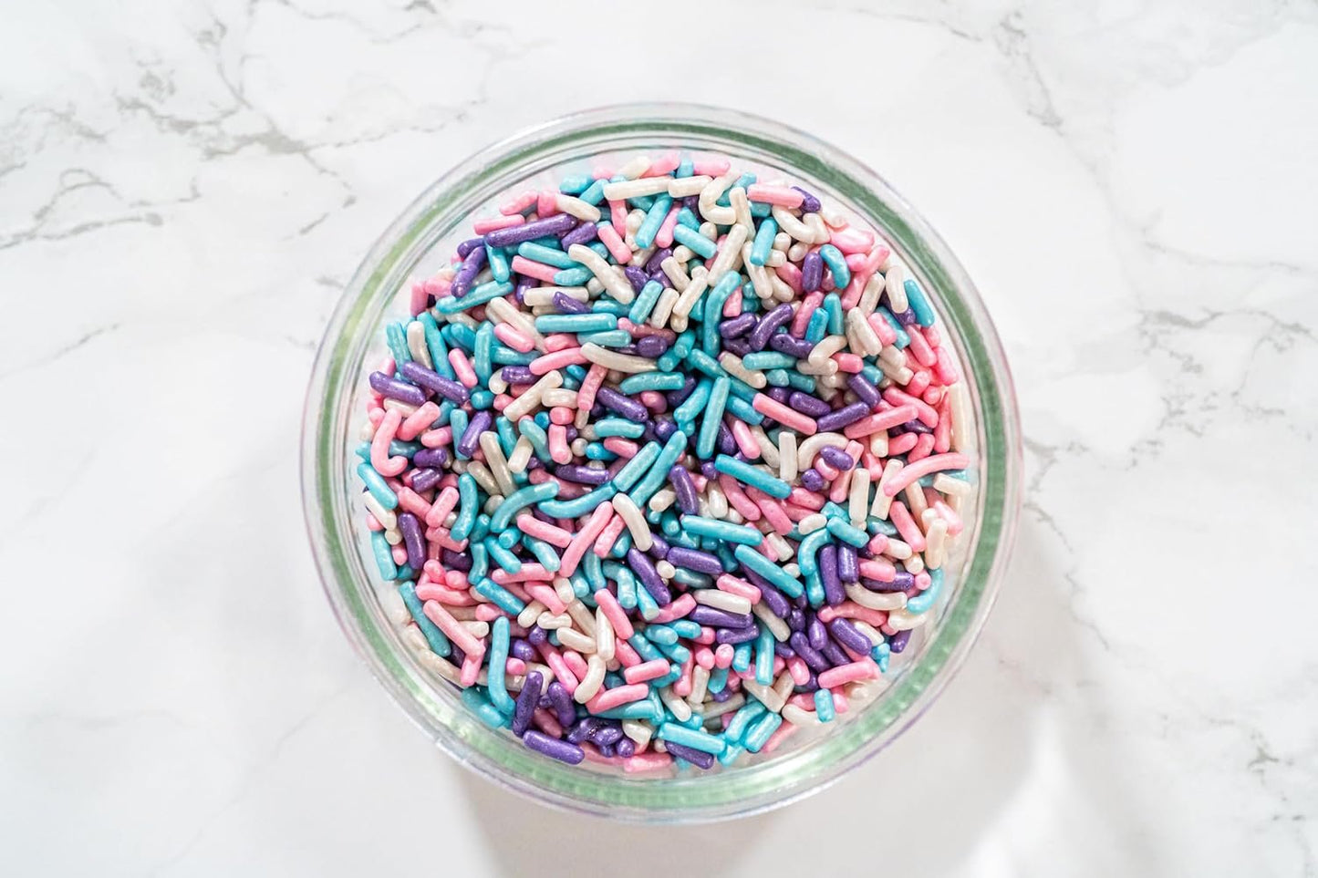 Bakerpan Edible Pastel Colors Nonpareils Sprinkles & Jimmies Sprinkles for Cupcakes, Pastel Sprinkles Edible for Cake Decorating