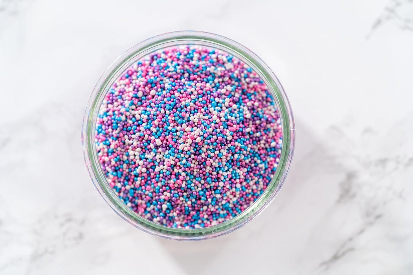 Bakerpan Edible Pastel Colors Nonpareils Sprinkles & Jimmies Sprinkles for Cupcakes, Pastel Sprinkles Edible for Cake Decorating