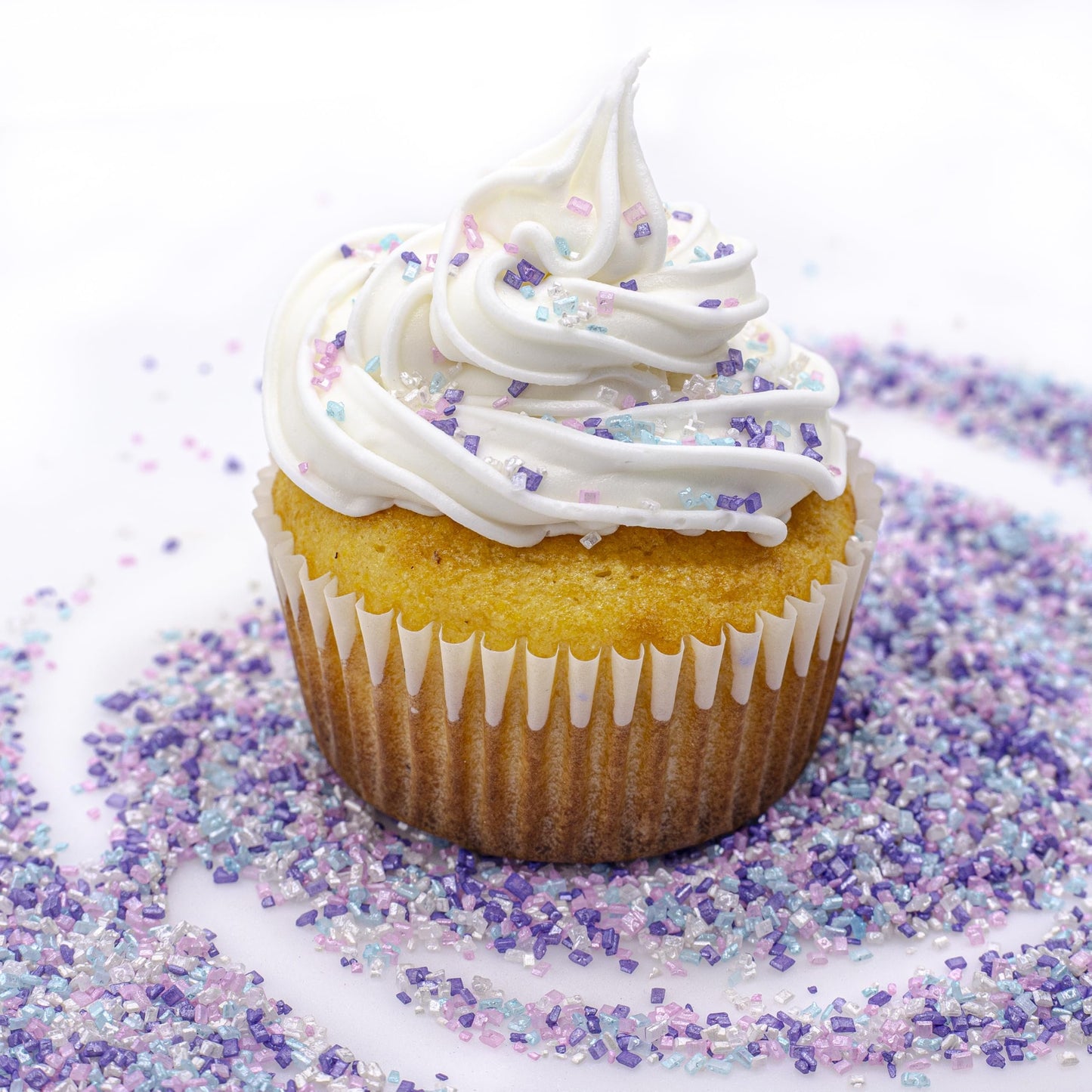 Bakerpan Pearlized Sugar Sprinkles - 5 Ounce Sparkling Sugar for Baking - Decorating Sugar Crystals for Cookies, Cake Pops, Ice Cream (Made in USA)