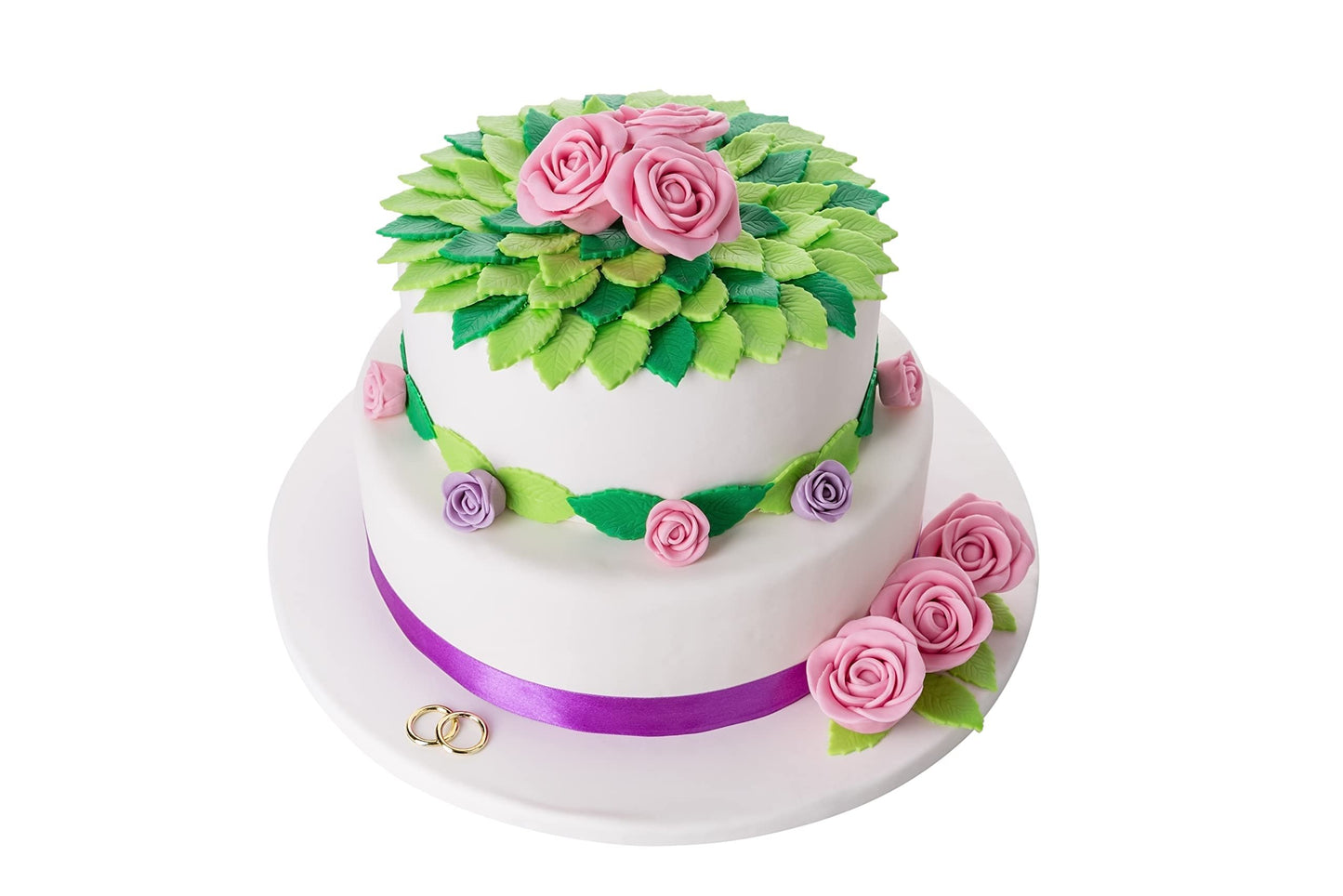 Bakerpan Premium Rolled White Fondant for Cake Decorating - 1 Pound, Buttercream Flavor