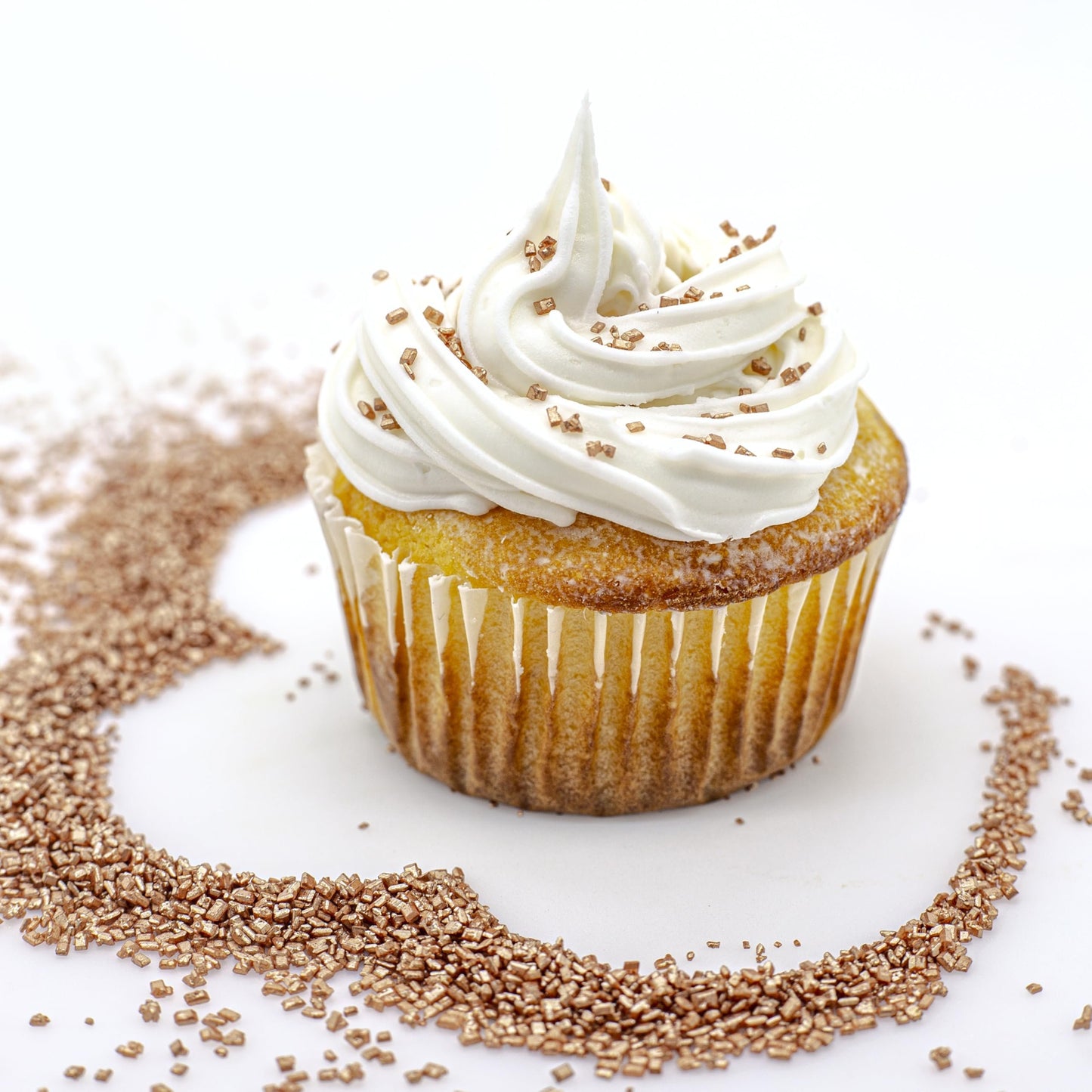 Bakerpan Pearlized Sugar Sprinkles - 5 Ounce Sparkling Sugar for Baking - Decorating Sugar Crystals for Cookies, Cake Pops, Ice Cream (Made in USA)