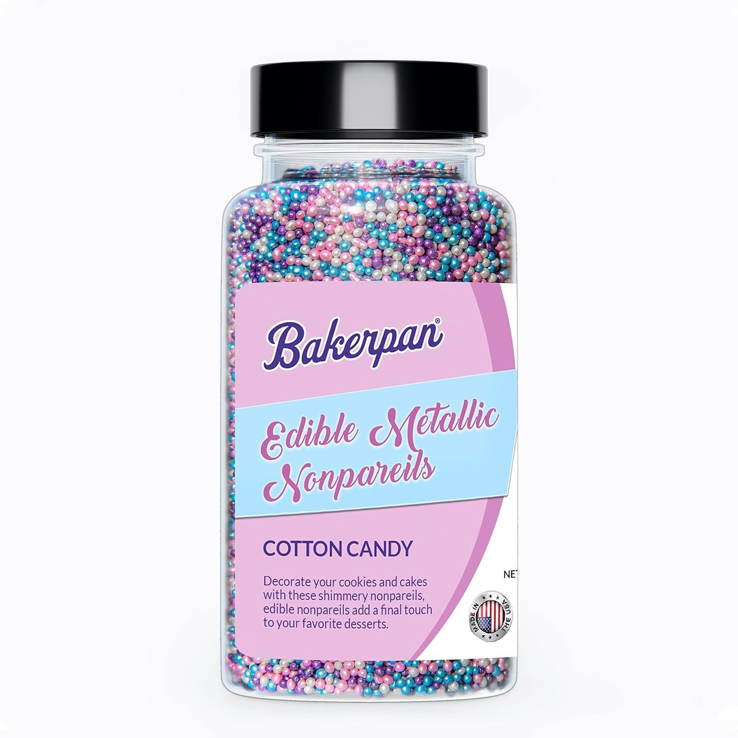 Bakerpan Sprinkles & Nonpareils for Cupcakes, Cakes, Ice Cream