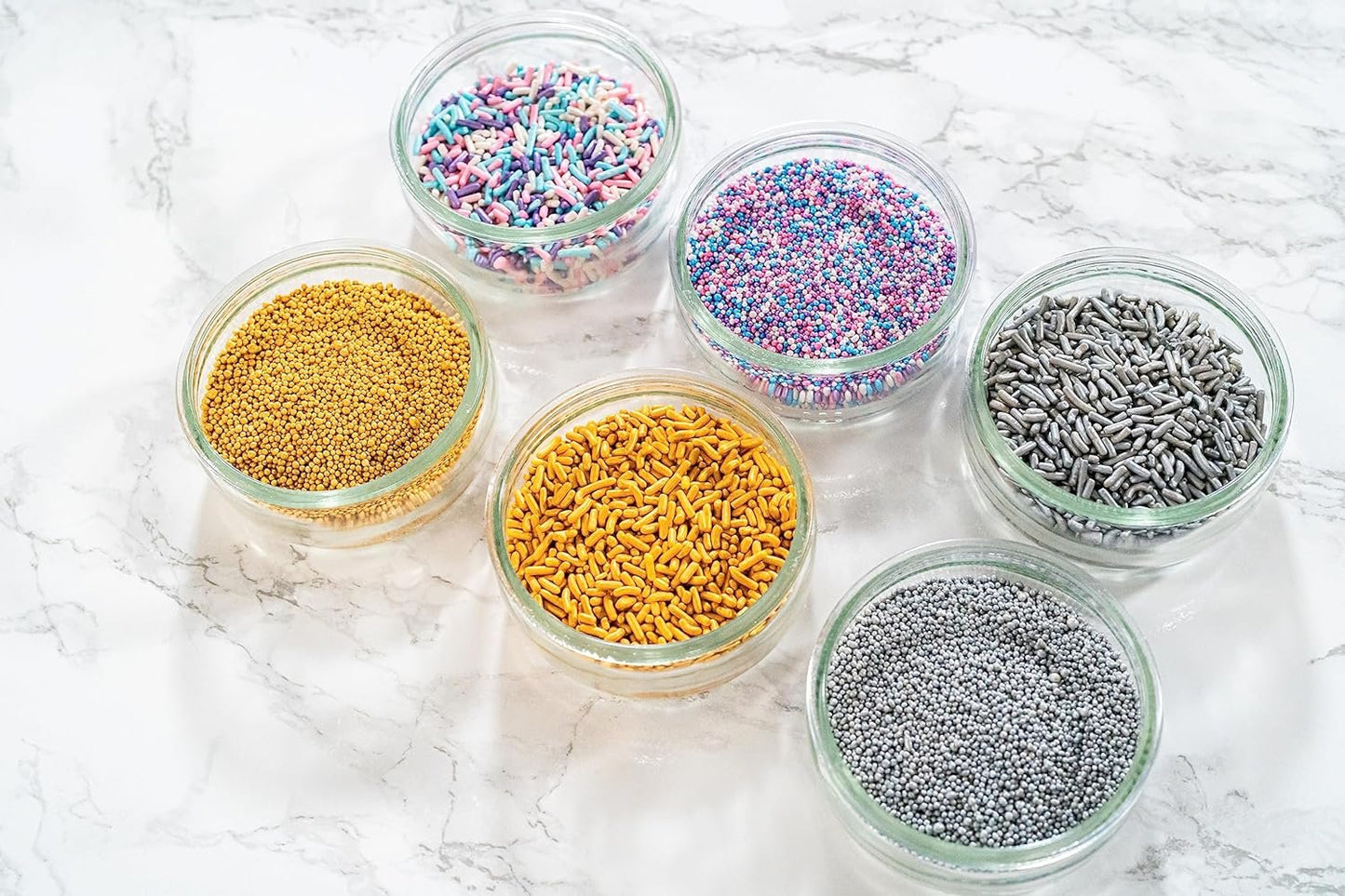 Bakerpan Sprinkles & Nonpareils for Cupcakes, Cakes, Ice Cream