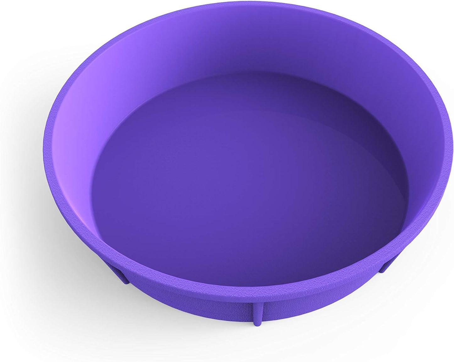 Bakerpan Silicone Round Cake Pans for Baking, 8" Non Stick Round Cake Mold