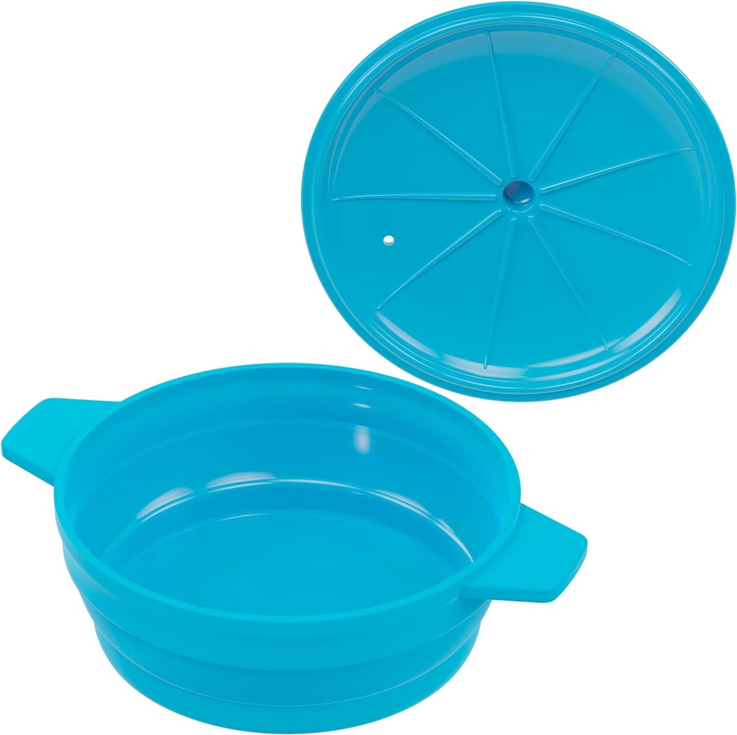 Bakerpan Silicone Microwave Steamer for Vegetables, Microwave Egg Cooker