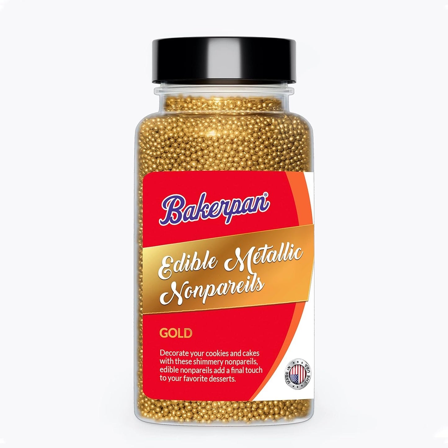 Bakerpan Sprinkles & Nonpareils for Cupcakes, Cakes, Ice Cream