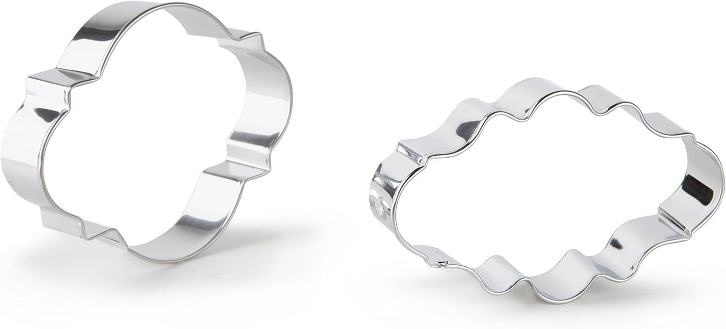 Bakerpan Stainless Steel Plaque Cookie Cutter I Set of 2