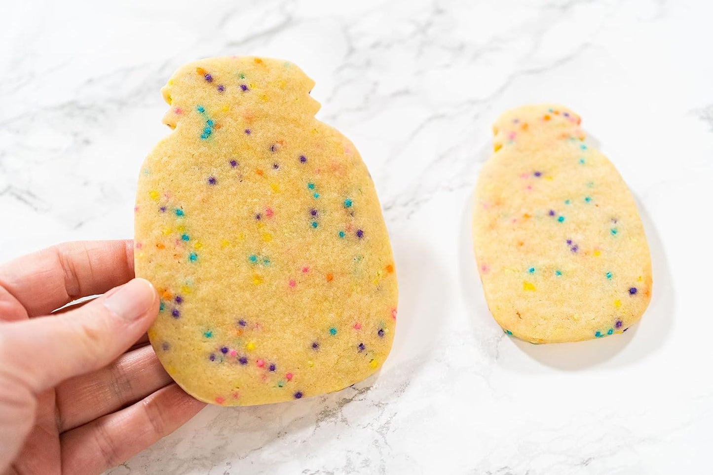 Bakerpan Stainless Steel Mason Jar Cookie Cutters, Jar Shape Cutters - 3.5" & 4.5"