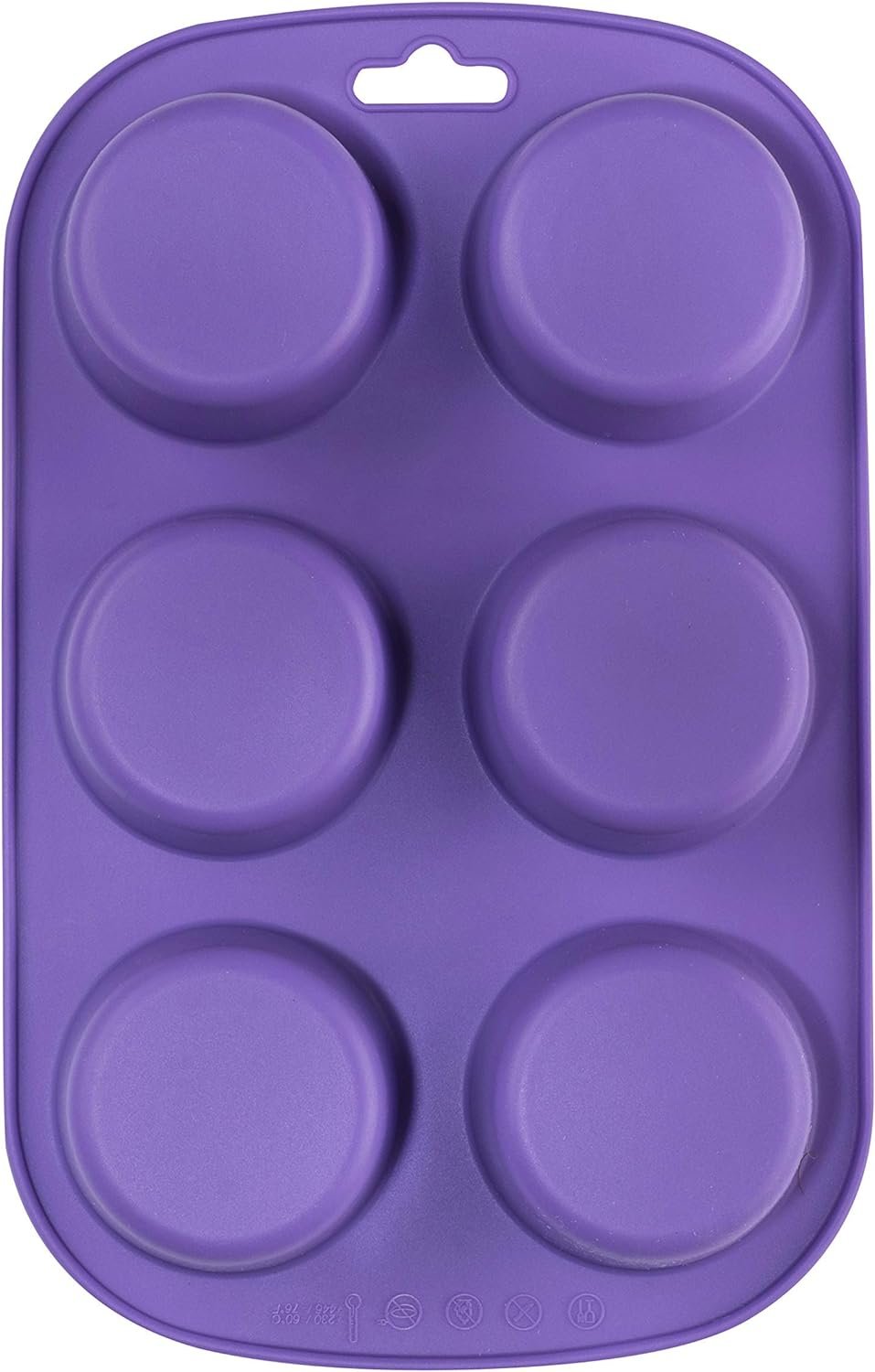 Bakerpan Silicone Muffin Pan, Cupcake Tray, Muffin Baking Mold, Muffin Tray