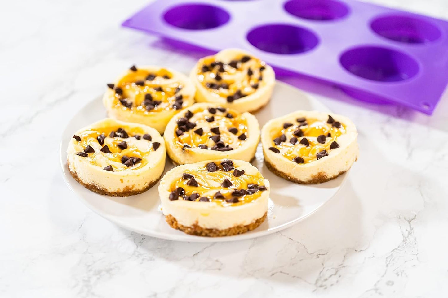 Bakerpan Silicone Muffin Top Pans, Mini Tarts, Whoopie Pie Pan, Egg Molds