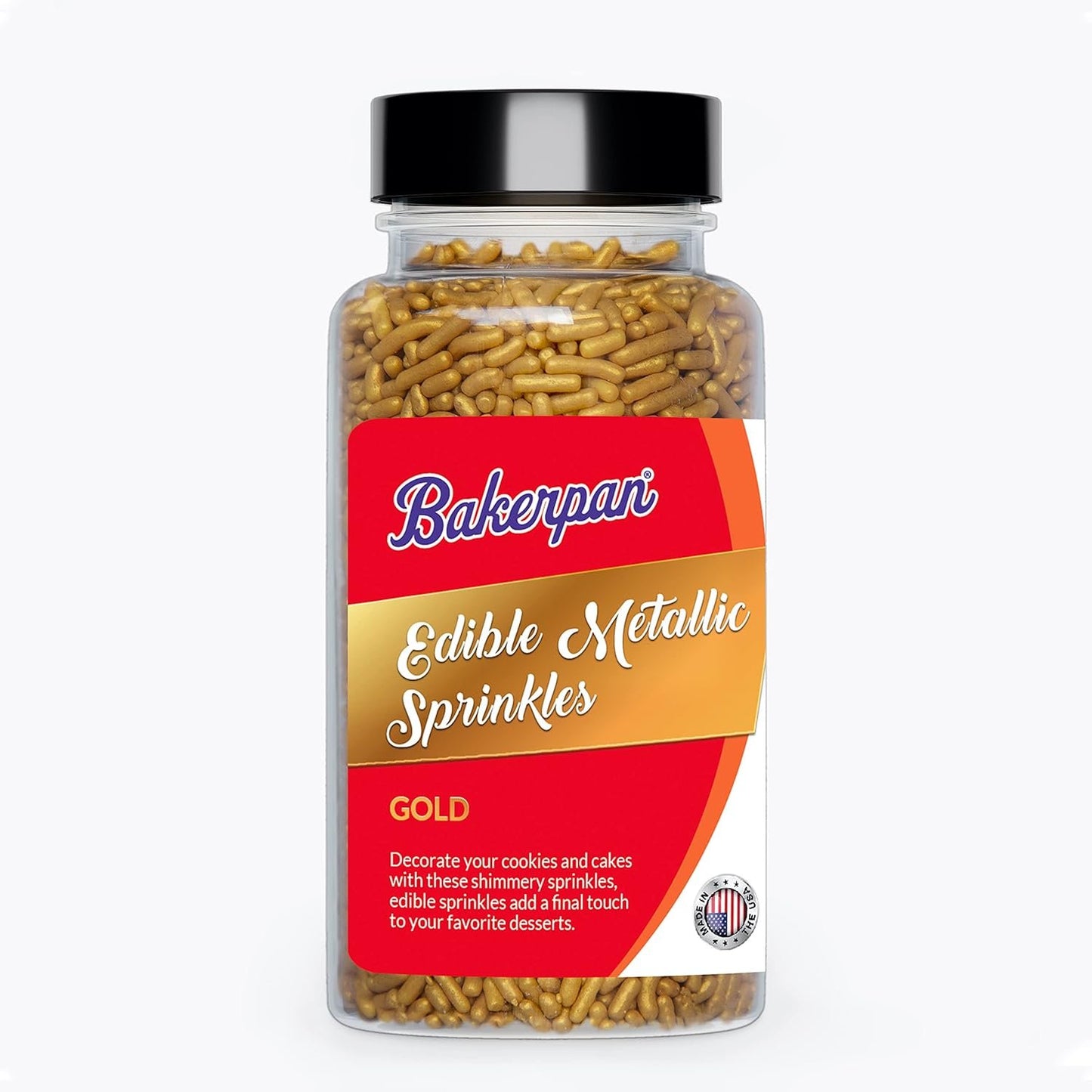 Bakerpan Sprinkles & Nonpareils for Cupcakes, Cakes, Ice Cream