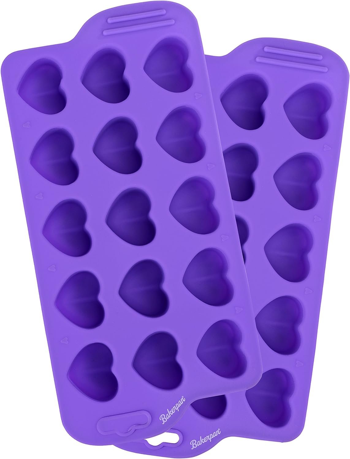 Bakerpan Silicone Chocolate Heart Mold, Heart Shaped Jelly, Ice, Candy Mold