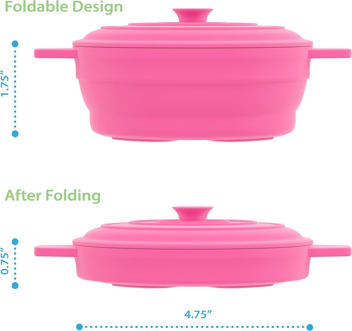 Bakerpan Silicone Microwave Steamer for Vegetables, Microwave Egg Cooker