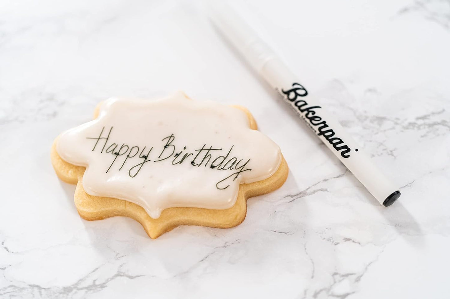 Bakerpan Food Coloring Markers, Fine Tip Edible Markers for Cookie Decorating