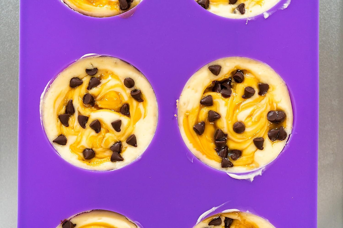 Bakerpan Silicone Muffin Top Pans, Mini Tarts, Whoopie Pie Pan, Egg Molds