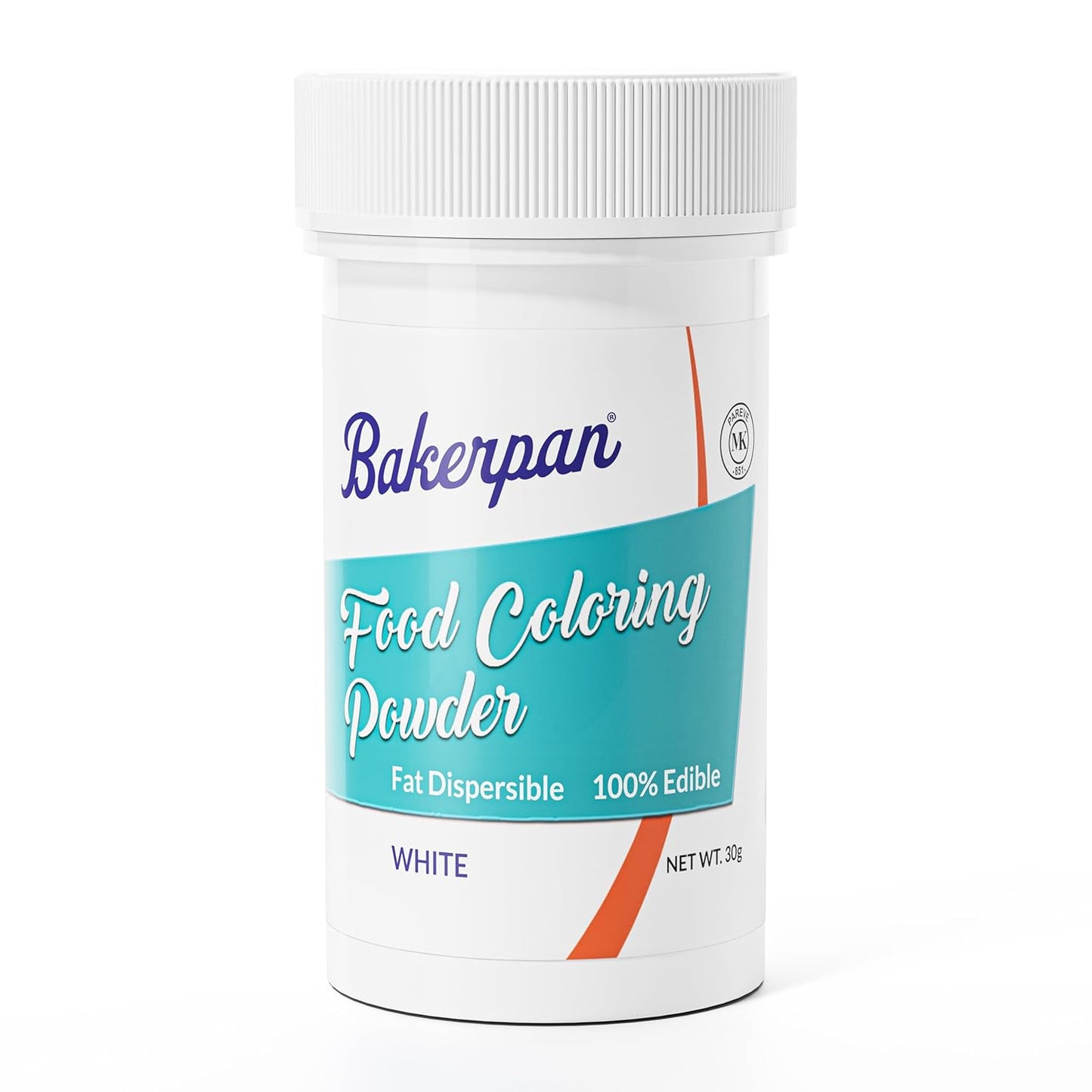 Bakerpan Natural Food Coloring Powder, Edible Dye Free Fat Dispersible Formula for Buttercream Frosting, Chocolate, Candy, Icing, Cookies, Cakes - 30 Grams Jar