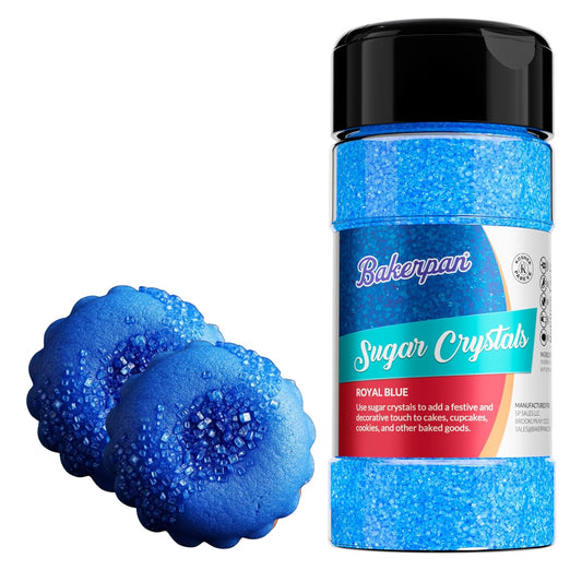 Bakerpan Sugar Sprinkles for Baking - 7 Ounce Decorating Sugar Crystals for Cookies, Cake Pops, Ice Cream (Made in USA)