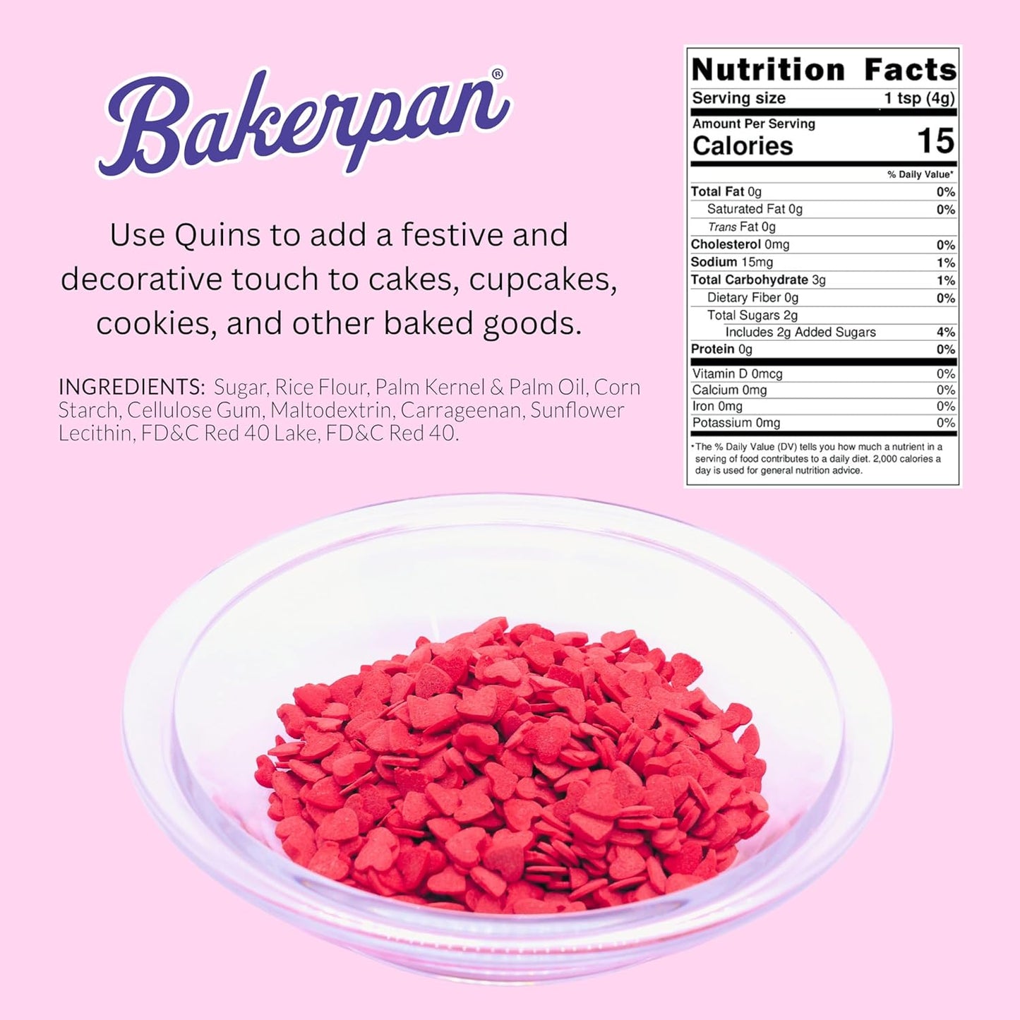 Bakerpan Sprinkles for Cake Decorating, Cupcakes, Ice Cream