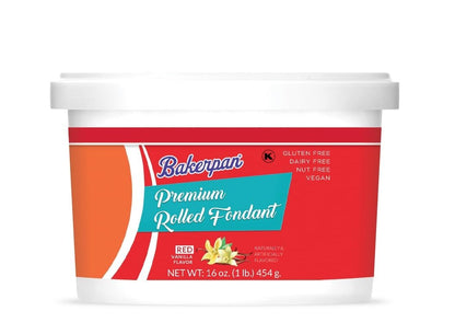 Bakerpan Premium Rolled Fondant for Cake Decorating, Vanilla Flavor