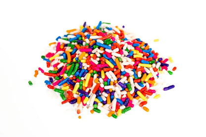 Bakerpan Rainbow Sprinkles - 1.5 Pounds Rainbow Jimmies Sprinkles for Cake Decorating - Edible Sprinkles for Cupcakes, Ice Cream, Cake Decorations