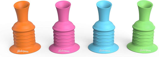 Bakerpan Silicone Wine Pourer Aerator Combo Standard Size Bottle Stoppers