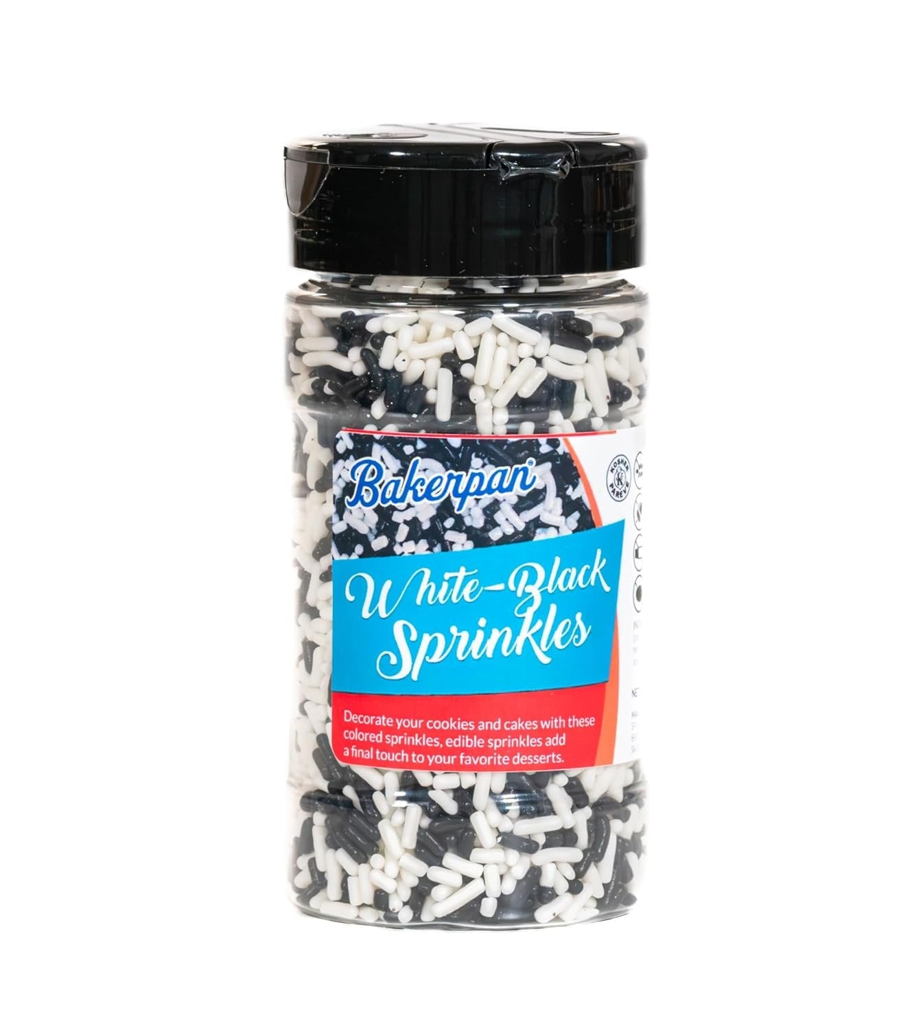 Bakerpan Sprinkles & Nonpareils, for Cake Decorating, Cupcakes, Ice Cream