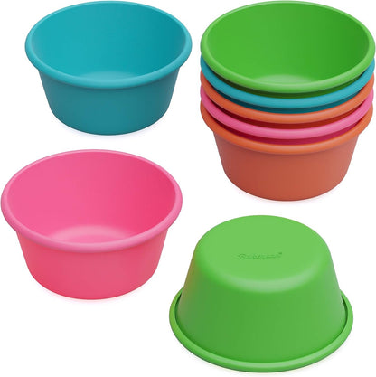 Bakerpan Silicone Jumbo Muffin Cups For Baking, Large Air Fryer Muffin Cups