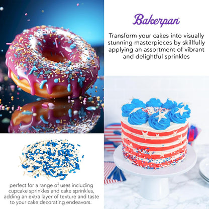 Bakerpan Sprinkles for Cake Decorating, Cupcakes, Ice Cream
