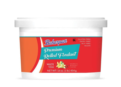Bakerpan Premium Rolled Fondant for Cake Decorating, Vanilla Flavor